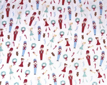 Toy Soldiers and Doll Fabric, Fabric Finders 100% Cotton, 60” width