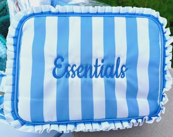 Baby Diaper Pouch, Cute Cosmetic bag, Bridesmaid gifts, Toiletry Bag, Dipes and Wipes Clutch