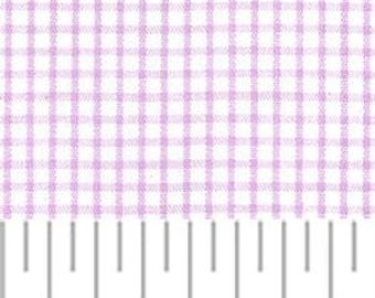 Lilac Window Pane Check Fabric