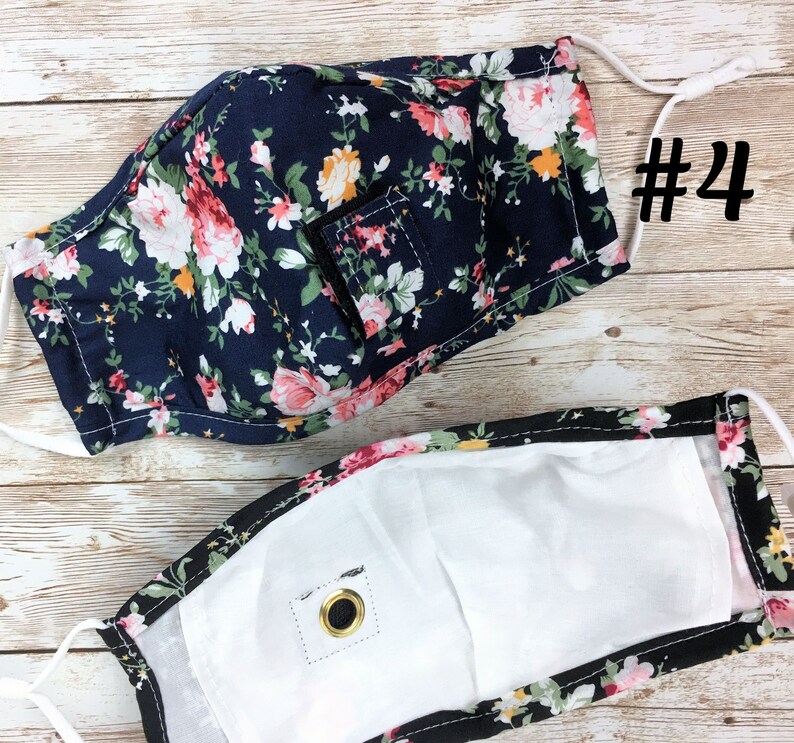 Straw Hole Face Mask Mask with Straw Insert Drinking Masks Etsy