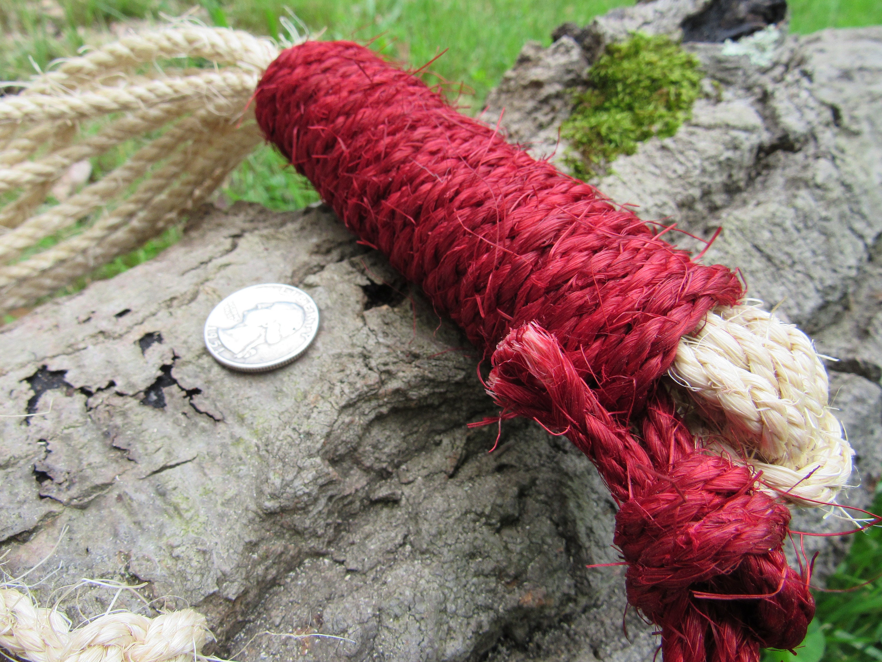 Cat of Nine Tails Rope Whip Scourge Flogger With Scarlet or - Etsy