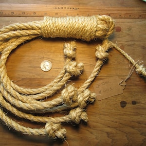 Large Sisal Disciplina Whip: Instrument of Penance, Altar Piece