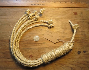 Best-Selling Handmade Sisal Disciplina Whip: Instrument of Penance, Altar Piece