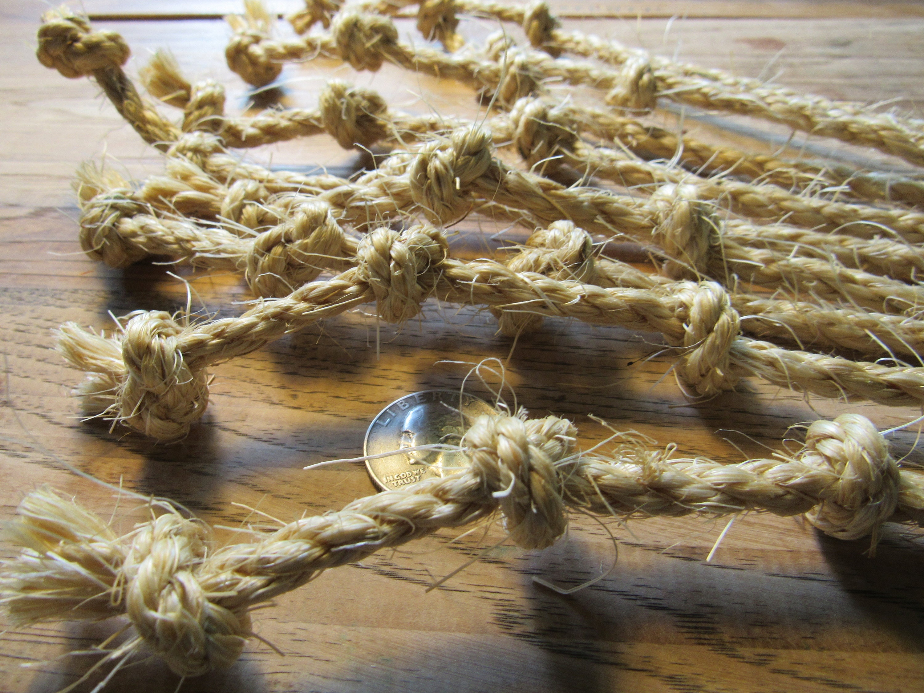 Cat of Nine Tails Rope Whip Scourge Flogger With Scarlet or - Etsy