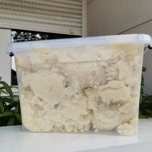 5kg Beurre karité de brut, pur, 100% naturel, cru - raw shea butter bulk wholesale - Vegan Friendly _ Cruelty free