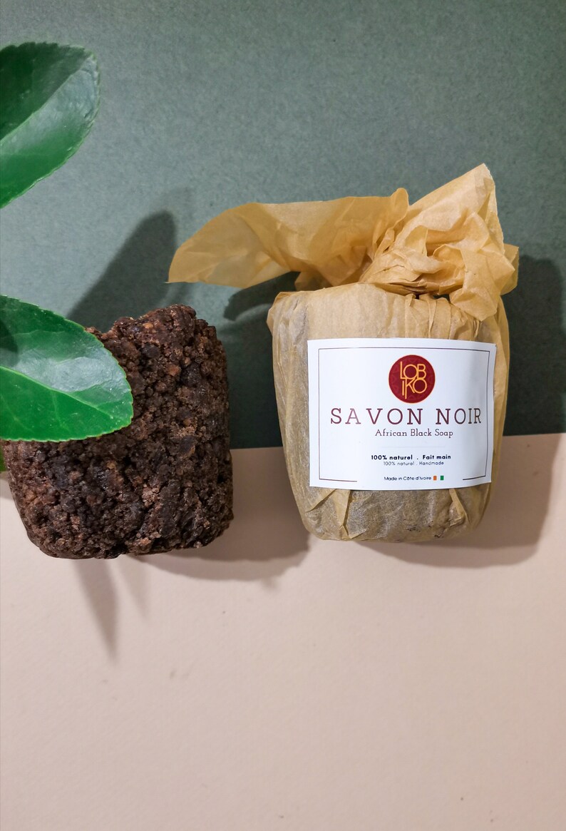 Natural and authentic African black soap Skin care/Face Raw, Organic, Authentic African Black Soap Ghana, Nigeria image 1