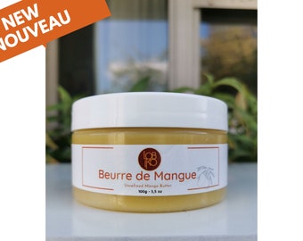 100g Beurre de mangue - beurre hydratant corps visage cheveux savon