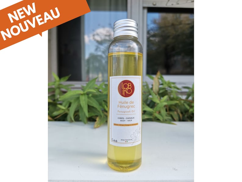 Natural cold-pressed fenugreek oil, extra virgin pure hair growth oil firming chest and buttocks image 1