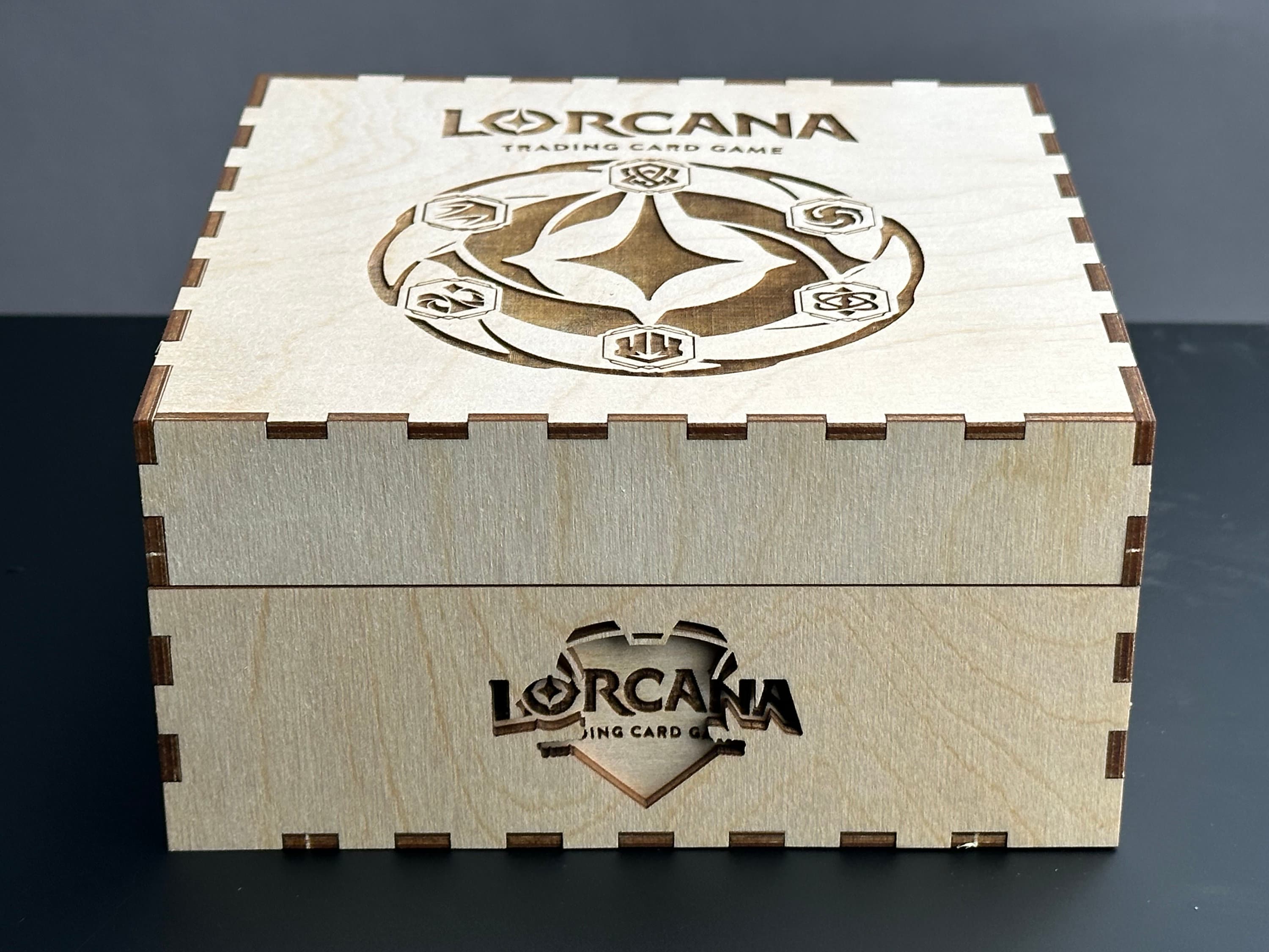 Lorcana TCG Quad Deck Box - 60 Card Decks - Laser Etched Storage Solution -  Etsy