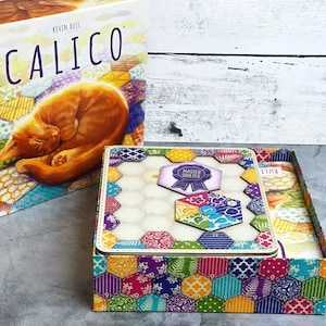Calico Board Game Organizer Insert | Token Box | Vertical Storage