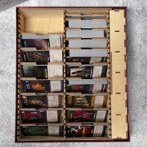 Vampire: The Masquerade Rivals ECG Game Insert Organizer | Dividers | Token Box