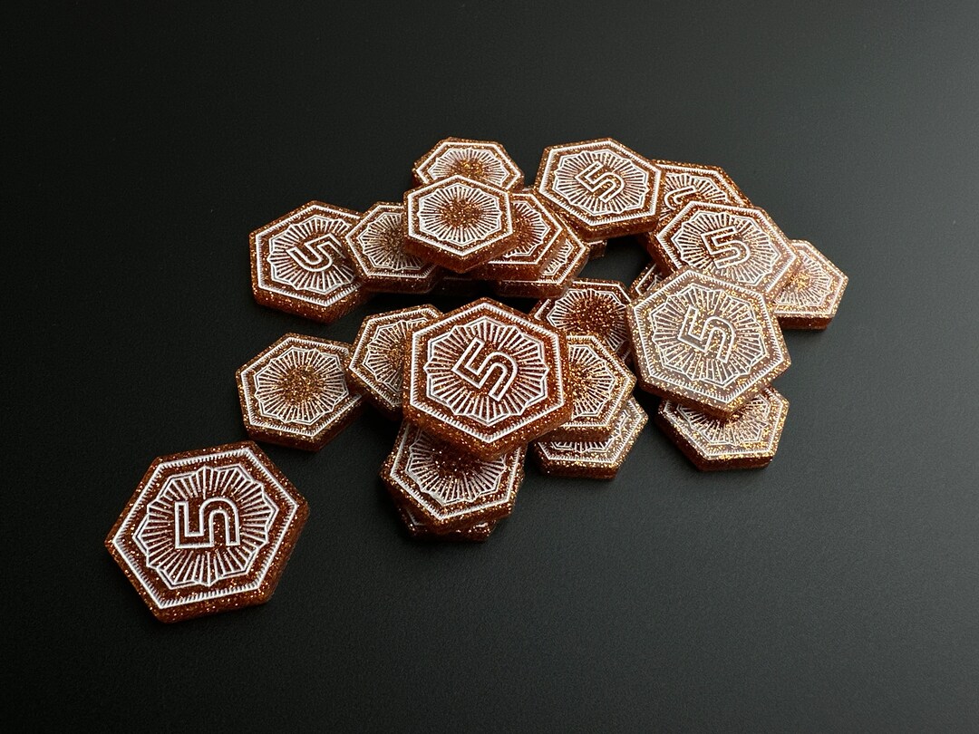 Dune Imperium / Uprising Spice Tokens Set of 24 or 27 double Sided Etsy