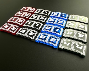 Star Wars Unlimited: Modifier Tokens Set med 16 (Dubbelsidig)