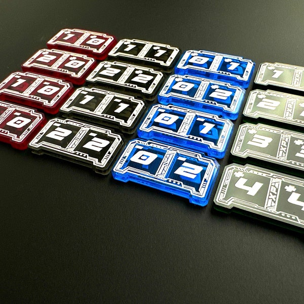 Star Wars Unlimited: Modifier Tokens Set of 16 (Double-Sided)