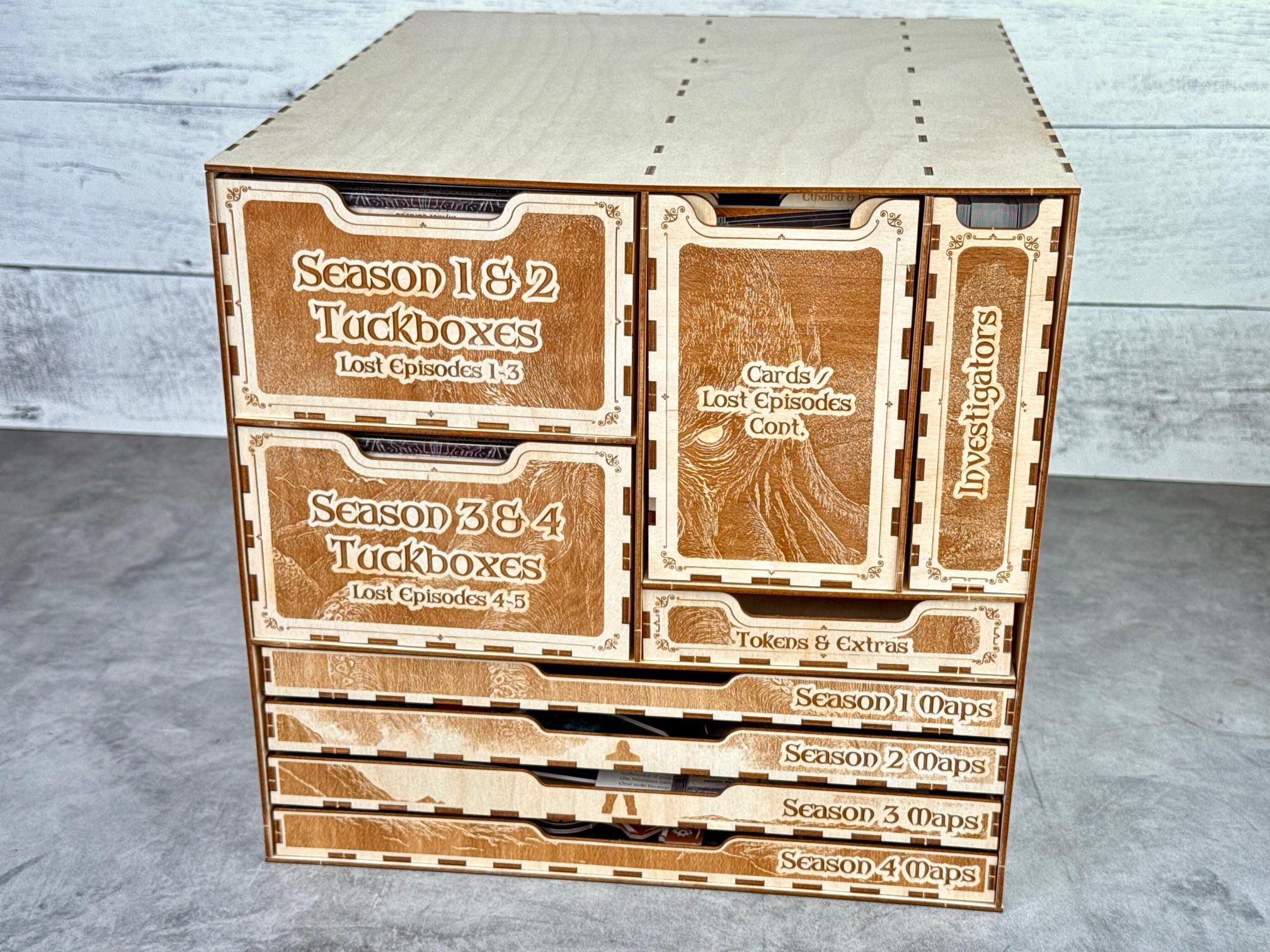 Cthulhu: Death May Die - Season 1-4 Mass Storage Cube Organizer - Etsy