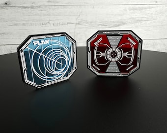 Star Wars Unlimited: Twin Sun Tokens Plan and Blast (Dubbelsidig)