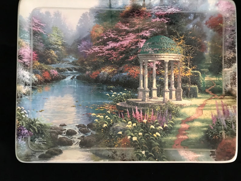 Thomas Kinkade The Garden of Prayer collector Etsy