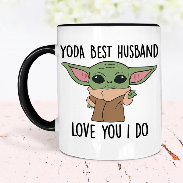 Husband Birthday Gift, Husband Gift from Wife, Anniversary Present, Yoda Best Husband Mug, Best Husband Ever Mug, Funny Anniversary Gift
