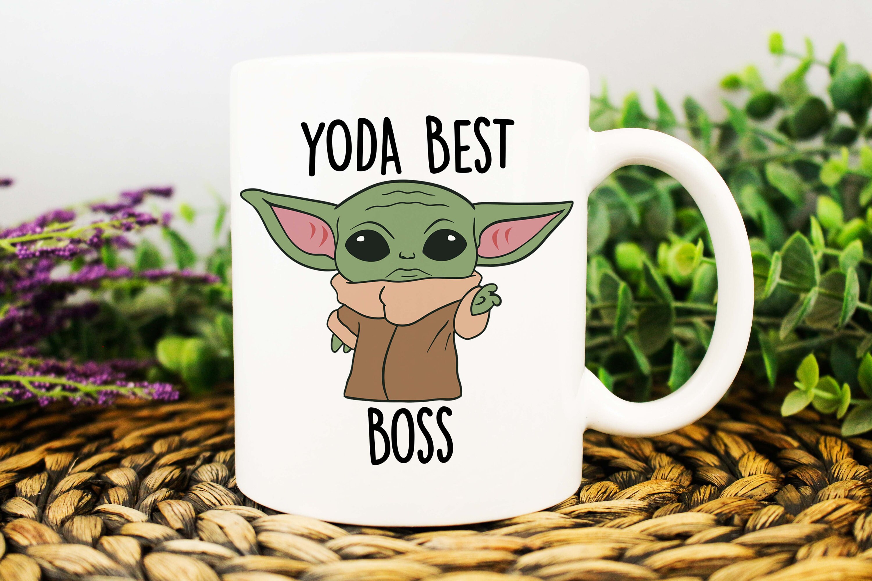 Yoda Best Boss Coffee Mug, Yoda Mug , Yoda Boss Mug, Funny Boss