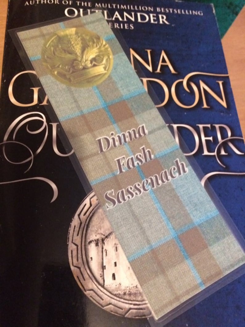 Outlander Gift Bookmark, Jamie Fraser Sassenach Gift image 3