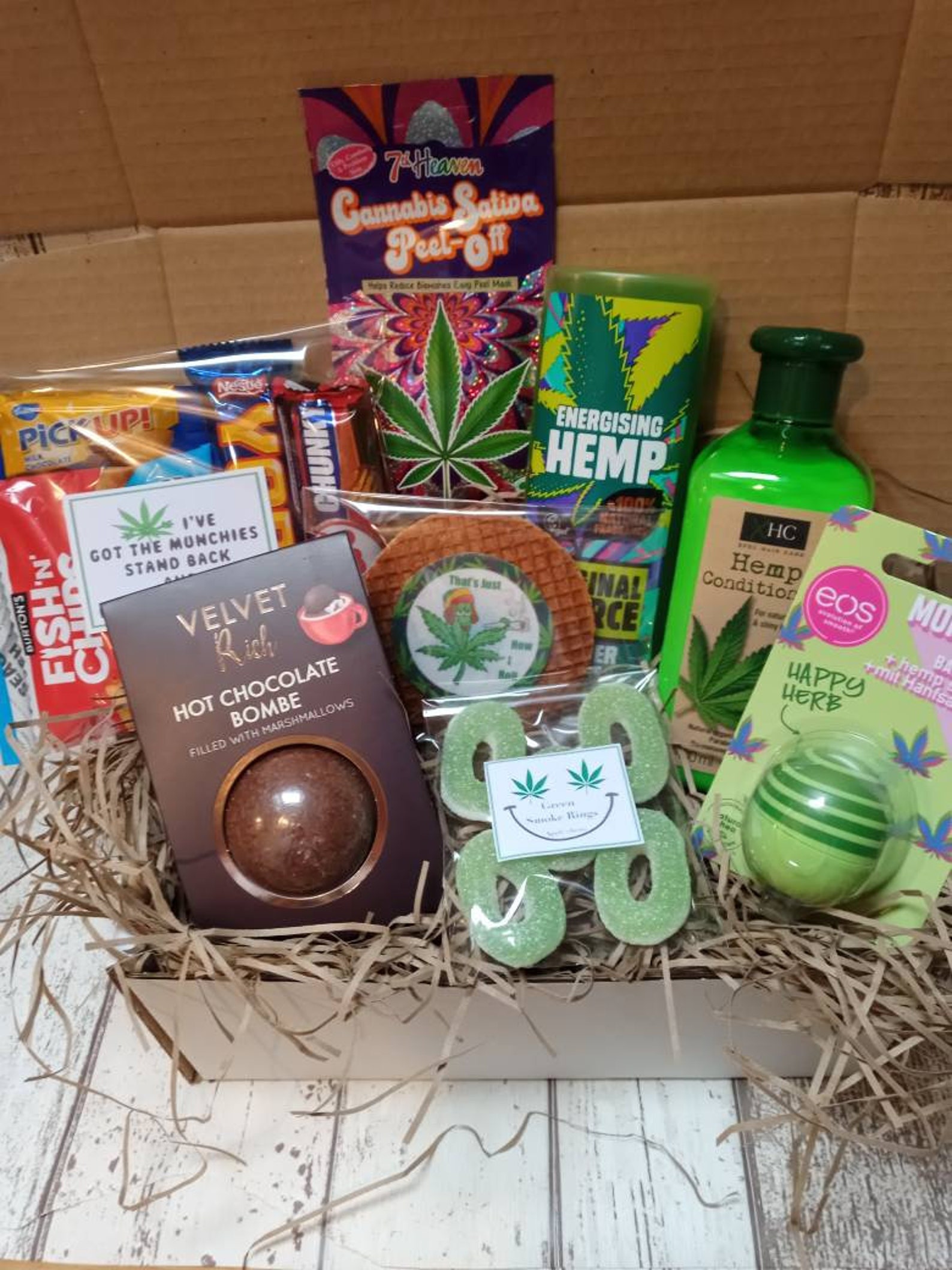 Weed Cannabis Gift Box Stoner Gift boyfriend gift dad gift Etsy