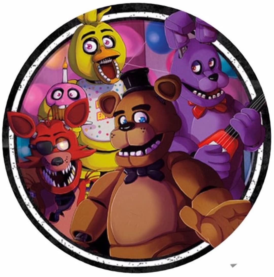 FNAF Five Nights at Freddys Personalised Edible Cake Topper Decor Icing or  Wafer