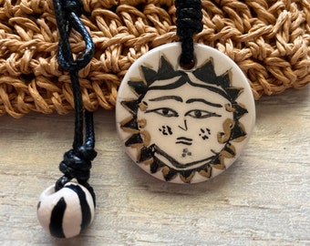 Ceramic Necklace for your loved ones and best friends. A perfect unique gift.