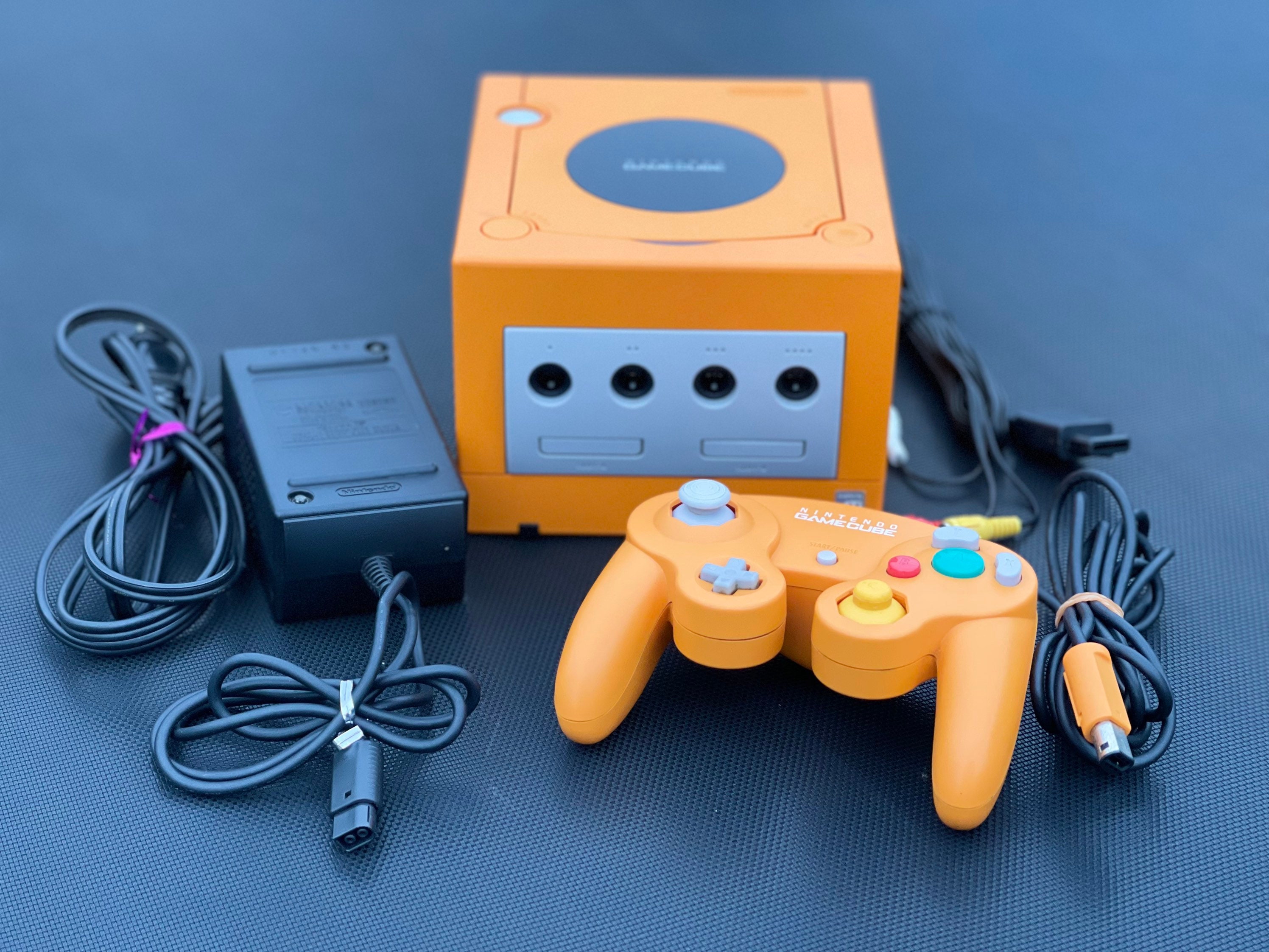 Authentic Orange Nintendo Gamecube Console con - Etsy España
