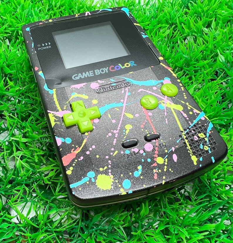 Uv Gameboy Color Custom Gameboy Color: TFT Screen, Splash UV Print, 8 Color Palettes - Etsy