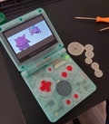 Enhanced Gameboy Advance SP: IPS V2 Backlit Screen & 10- Levels Brightness Adjustment