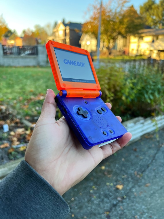 Vintage Gaming Redefined: Gameboy Advance SP Transparent