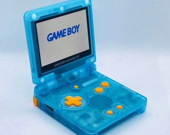 Gameboy AdvanceSP Gaming Gear Retro Handheld Console ‘Glow In Dark’ with  IPS V2 Display Screen,10 level brightness adjustment & USB C