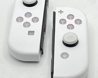 White Nintendo Switch Joy-con With 7-color LED - Etsy