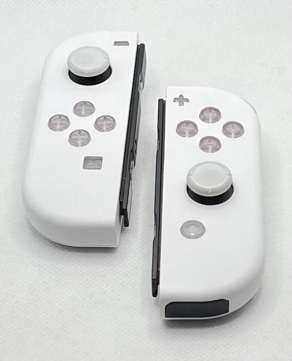 White Nintendo Switch Joy-con With 7-color LED - Etsy