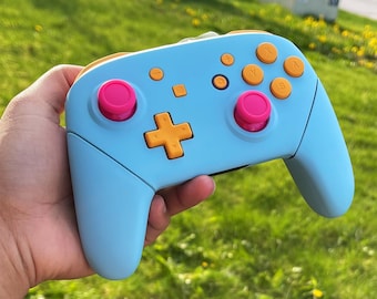Stijlvol gamen: exclusieve custom Nintendo Switch-Pro-controller met originele doos en oplaadkabel, voor meer speeltijd tijdens elke sessie