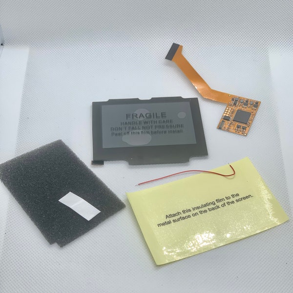 Brand new Nintendo Gameboy Advance SP replacement parts IPS Lcd screen backlight display with 10 level brightness adjustment Gba SP