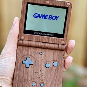 Gameboy Advance SP Handheld IPSV5 Backlight 3.0 inch HD 720*480 Retro Pixel Modded Console 15 Level Brightness Control USBC Rechargeable