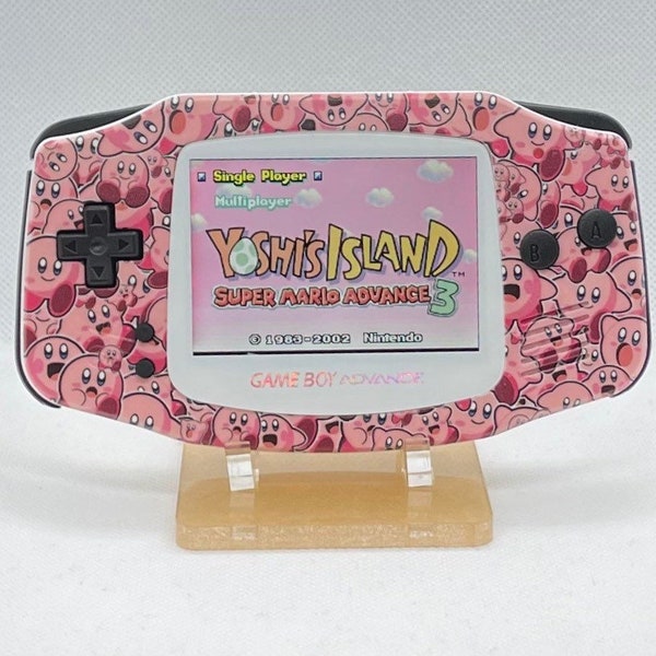 Nintendo Gameboy Advance GBA Тема Кирби с уффАЕчатью раная заксоль наказ Ipsv2 .одсветкой з одсветкой заказ Ipsv2. 10 wulan. Перезаряаряй usb c