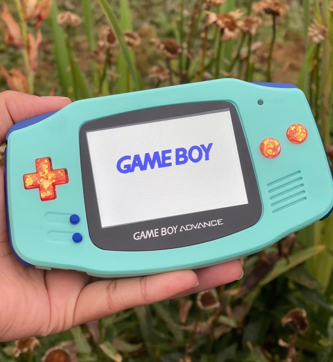Custom Gameboy Advance – IPS Backlit, USB-C Rechargeable Battery - Etsy