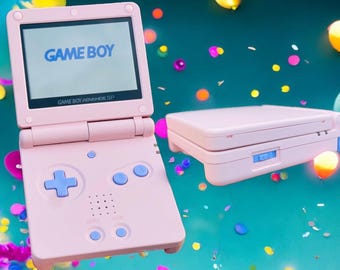 Authentic Nintendo Game Boy Advance SP - Pearl Pink - With Charger