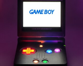 RetroGlow GBASP: Custom Mod, Black Console, IPSV2 Backlit, USB C Mod, Handheld Brilliance. Exclusive Nintendo Gameboy Advance on Etsy