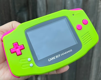Gameboy Advance Bliss: Custom Modded Handheld Gaming Console featuring IPS V2 Backlit, 10 Levels Brightness Adjustment and USB-C Mod