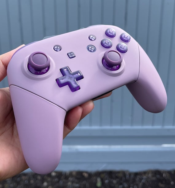カスタムNintendo Switch Proコントローラー：ライラックパープル