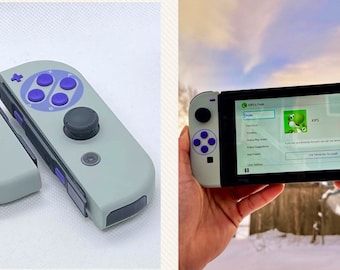 Laat je stijl los: handgemaakte aangepaste Nintendo Switch Joycon-controllers met polsband en originele doos voor gepersonaliseerd game-avontuur