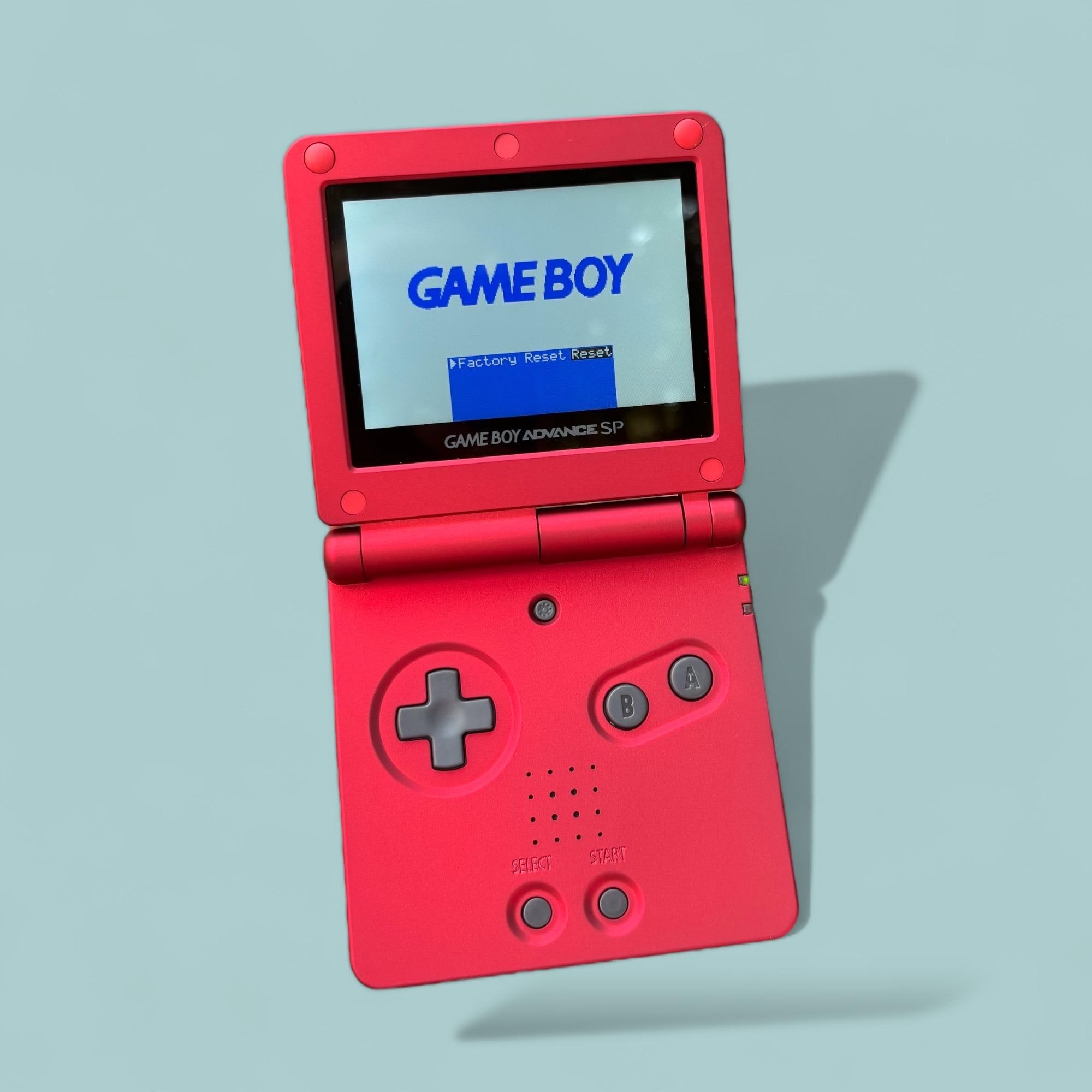 希少 当時品 ゲームボーイアドバンス SP 出れ レッド グラードン 