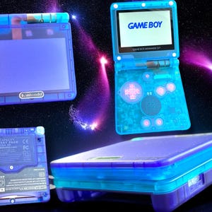 Custom Color Combination Gameboy Advance SP Retro Handmade Console- IPS Backlit & 10 Level Brightness Adjustment.USBC Mod.Cleaned and Tested