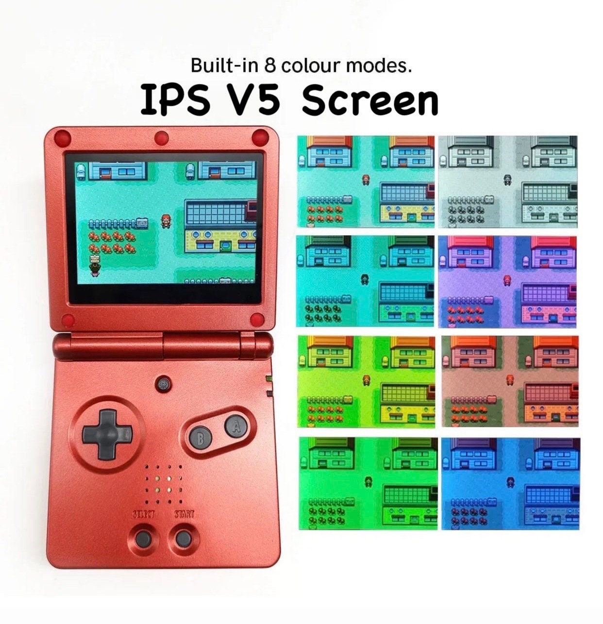 GBA Nintendo GAMEBOY Advance Color Game Console Highlight SP GBM Sword and  Shield Theme