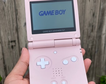 Authentic Nintendo Game Boy Advance SP - Pearl Pink - With Charger