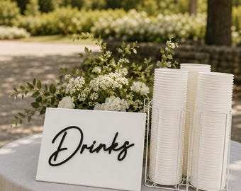 Custom Acrylic Wedding Words | Welcome Sign Cutouts | Mirror Letters Signage