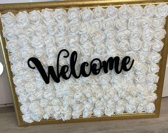 Custom Mirror Acrylic Name Sign: Baby Shower Decor